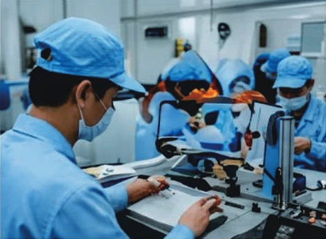Pengpai Century factory overview final quality control