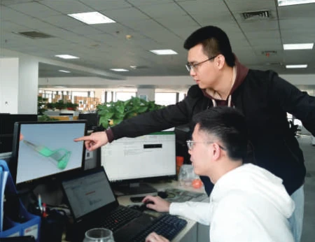 Pengpai Century factory overview in-process quality control