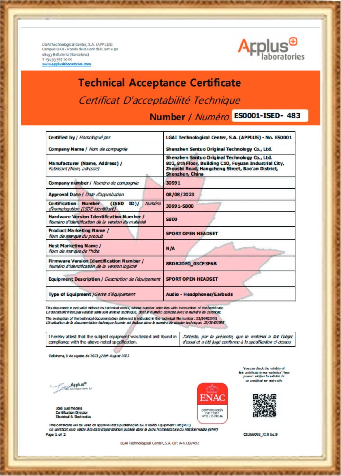 YONGYUNG B2B headphone manufacturer LGAI technical assessment certification