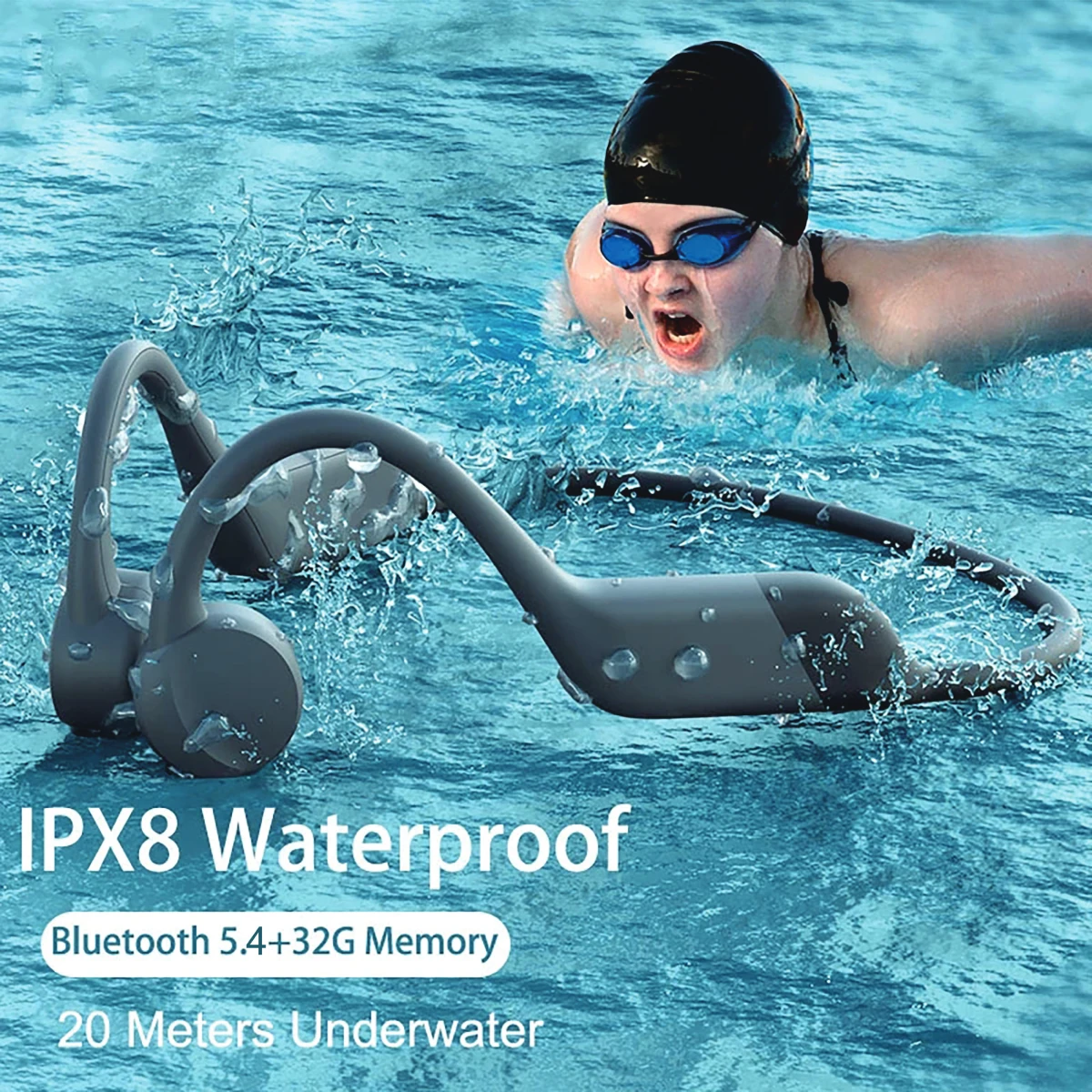 Swimming Bone Conduction Headphones