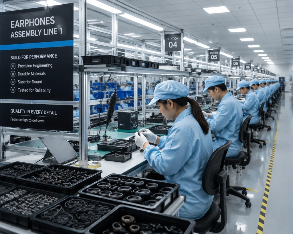 Professional assembly process for electronics in a modern manufacturing environment