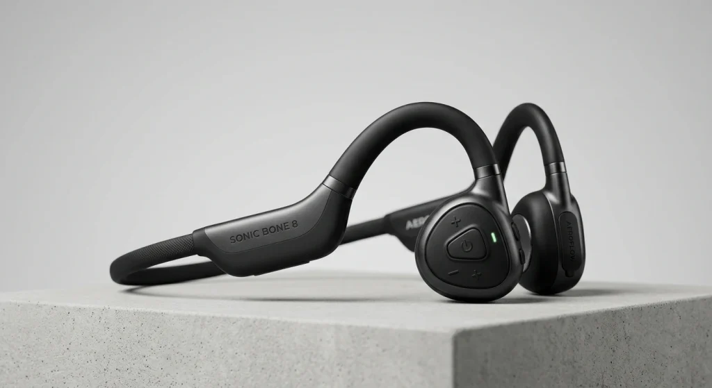 Stylish bone conduction headphones for sports and swimming Custom logo bone conduction headphones
