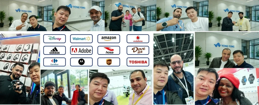 YONGYUNG factory global business partners and cooperative recruitment showcase.