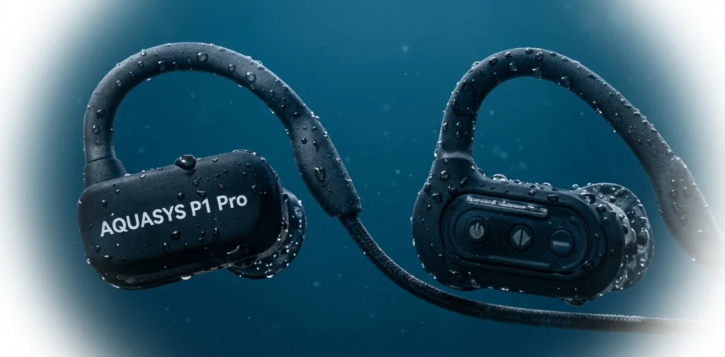 Water-resistant athletic earphones undergoing moisture durability evaluation Reliable sports headphones suppliers factory evaluation