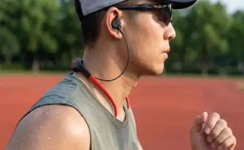 168 sweatproof rear-hanging sports headphones for running