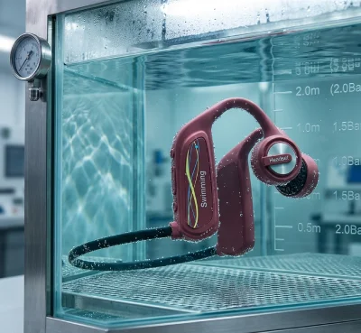 K9 IP68 waterproof headphones immersion depth test