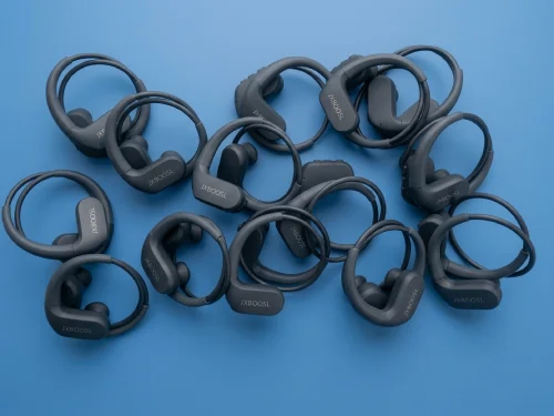 IP68 waterproof custom swimming headphones for underwater sports and training