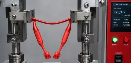 Y10 titanium alloy headband fatigue bending durability test
