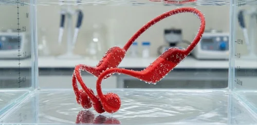 Y10 IP68 waterproof bone conduction headphones deep water test