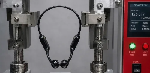 Y12 titanium alloy headband fatigue bending durability test