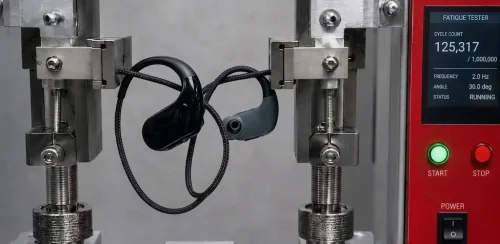 Y15 titanium alloy headband fatigue bending durability test