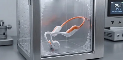 Y16 bone conduction headphones extreme temperature cycle test