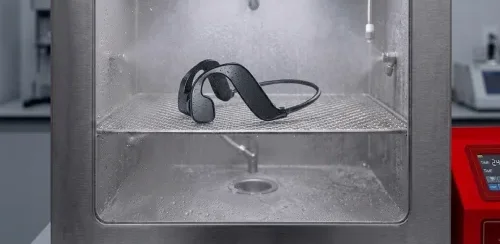 Y8 bone conduction headphones salt spray corrosion reliability test