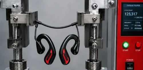 Y9 titanium alloy headband fatigue bending durability test