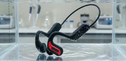 Y8 IPX8 waterproof bone conduction headphones deep water test