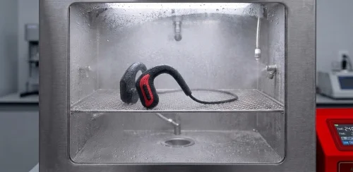 Y9 bone conduction headphones salt spray corrosion reliability test
